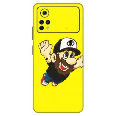POCO Phone Skins (All Models) - Flying Beardo - 3D Embossed Finish (L-60) Poco X4 PRO (5G)
