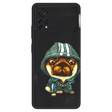 POCO Phone Skins (All Models) - Puppy N Hoodie - 3D Embossed Finish (L-90) Poco X4 PRO (5G)