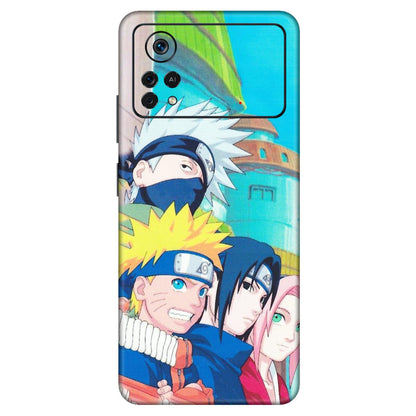 POCO Phone Skins (All Models) - Team Minato And Kakashi - Matte Finish (M-101) Poco X4 PRO (5G)