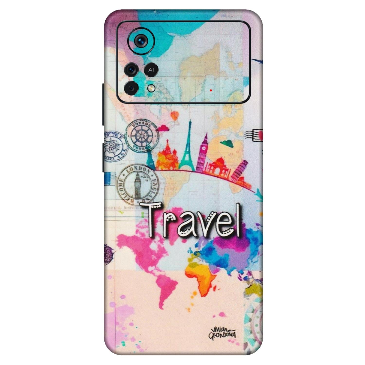 POCO Phone Skins (All Models) - Travel The Wonders - Matte Finish (M-108) Poco X4 PRO (5G)