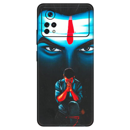 POCO Phone Skins (All Models) - Mahakal Bhakt - Matte Finish (M-112) Poco X4 PRO (5G)