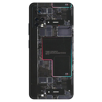 POCO Phone Skins (All Models) - Motherboard Circuit Layout - Matte Finish (M-117) Poco X4 PRO (5G)