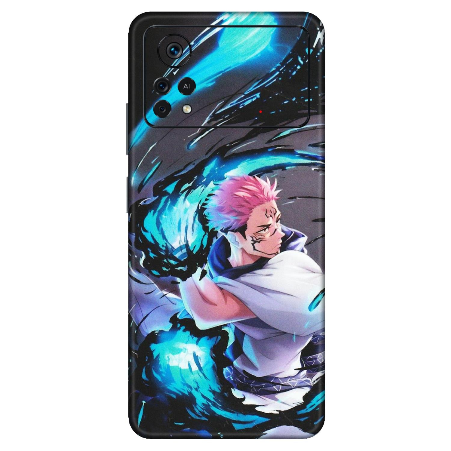 POCO Phone Skins (All Models) - New Jujutsu Kaisen Grey Blue Anime - Matte Finish (M-127) Poco X4 PRO (5G)