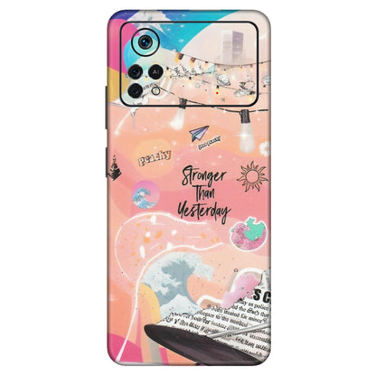 POCO Phone Skins (All Models) - Stronger Then Yesterday - Matte Finish (M-128) Poco X4 PRO (5G)