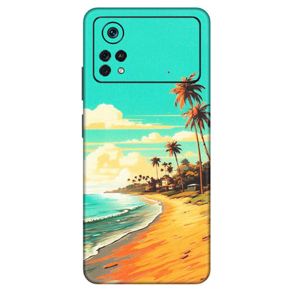 POCO Phone Skins (All Models) - Miami Beach - Matte Finish (M-136) Poco X4 PRO (5G)