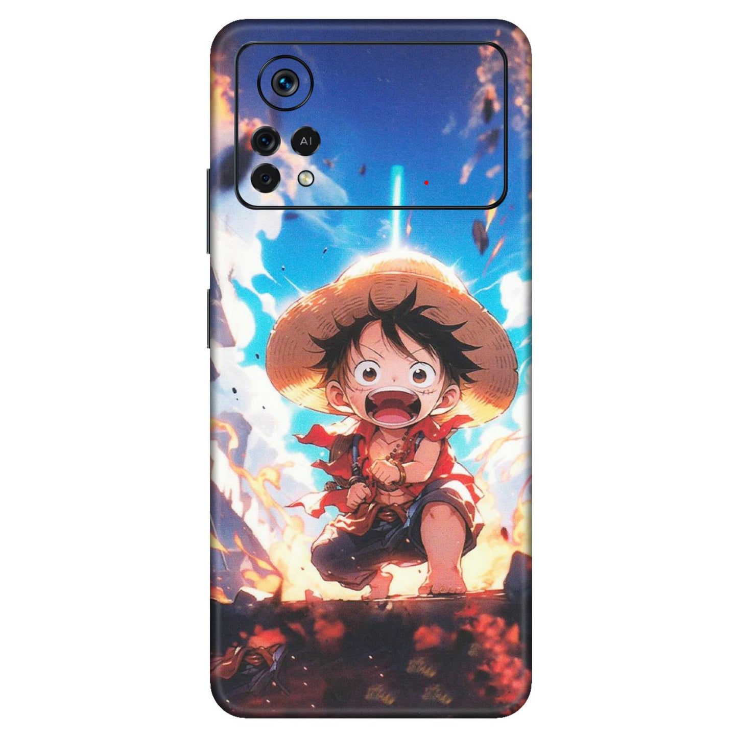 POCO Phone Skins (All Models) - Toon One Piece Cute Character - Matte Finish (M-35) Poco X4 PRO (5G)