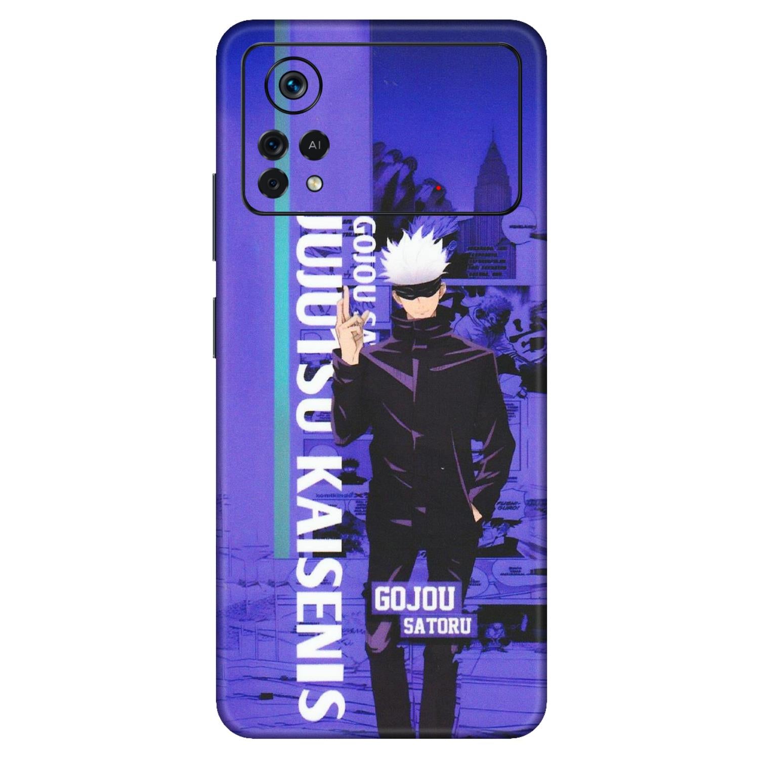 POCO Phone Skins (All Models) - Jujutsu Kaisen Gojo - Matte Finish (M-05) Poco X4 PRO (5G)