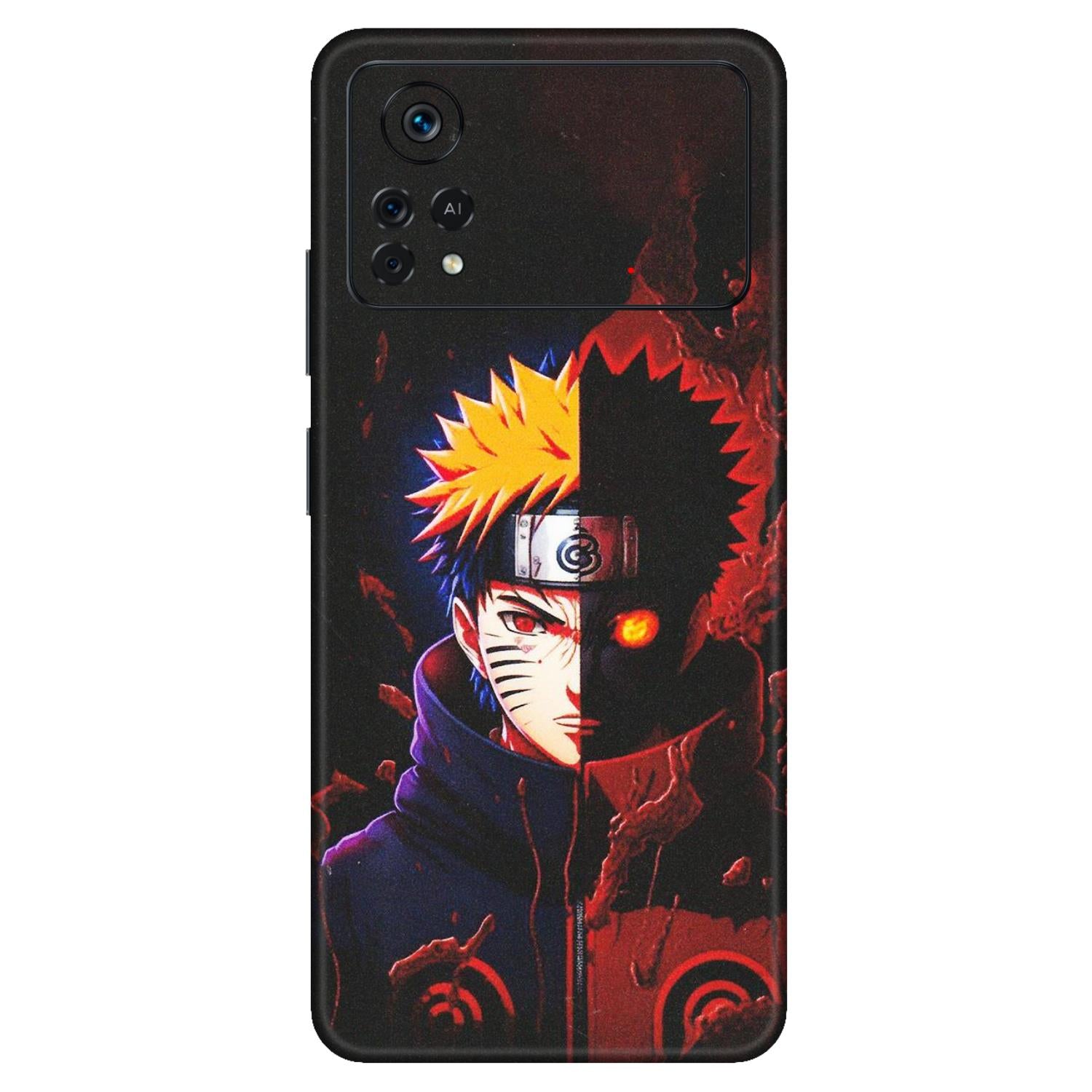 POCO Phone Skins (All Models) - Naruto X Evil - Matte Finish (M-70) Poco X4 PRO (5G)