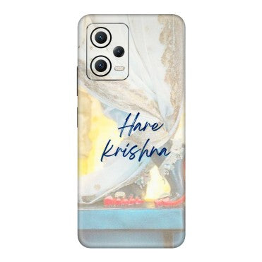 POCO Phone Skins (All Models) - Hare Krishna - 3D Embossed Finish (L-03) Poco X5 (5G)