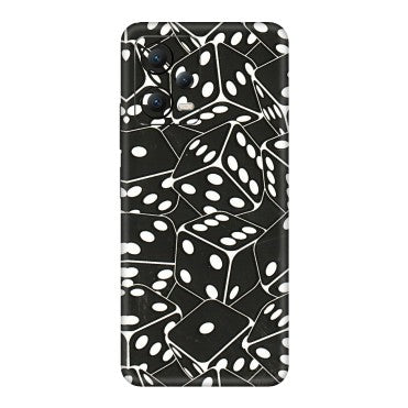 POCO Phone Skins (All Models) - Big Black Dices - 3D Embossed Finish (L-106) Poco X5 (5G)