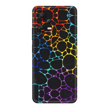 POCO Phone Skins (All Models) - Abstract Art MultiColour - 3D Embossed Finish (L-133) Poco X5 (5G)