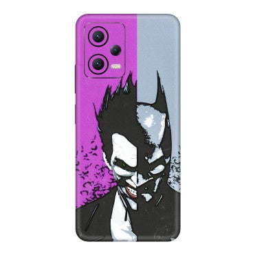 POCO Phone Skins (All Models) - Batman & Joker - 3D Embossed Finish (L-143) Poco X5 (5G)
