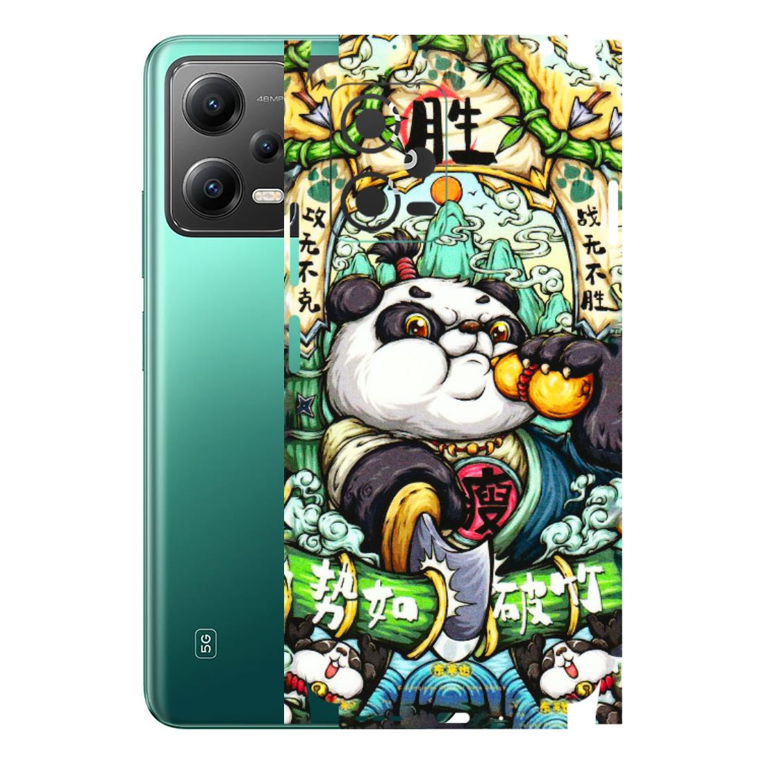 POCO Phone Skins (All Models) - Royal Rich Panda - 3D Embossed Finish (L-170) Poco X5 (5G)