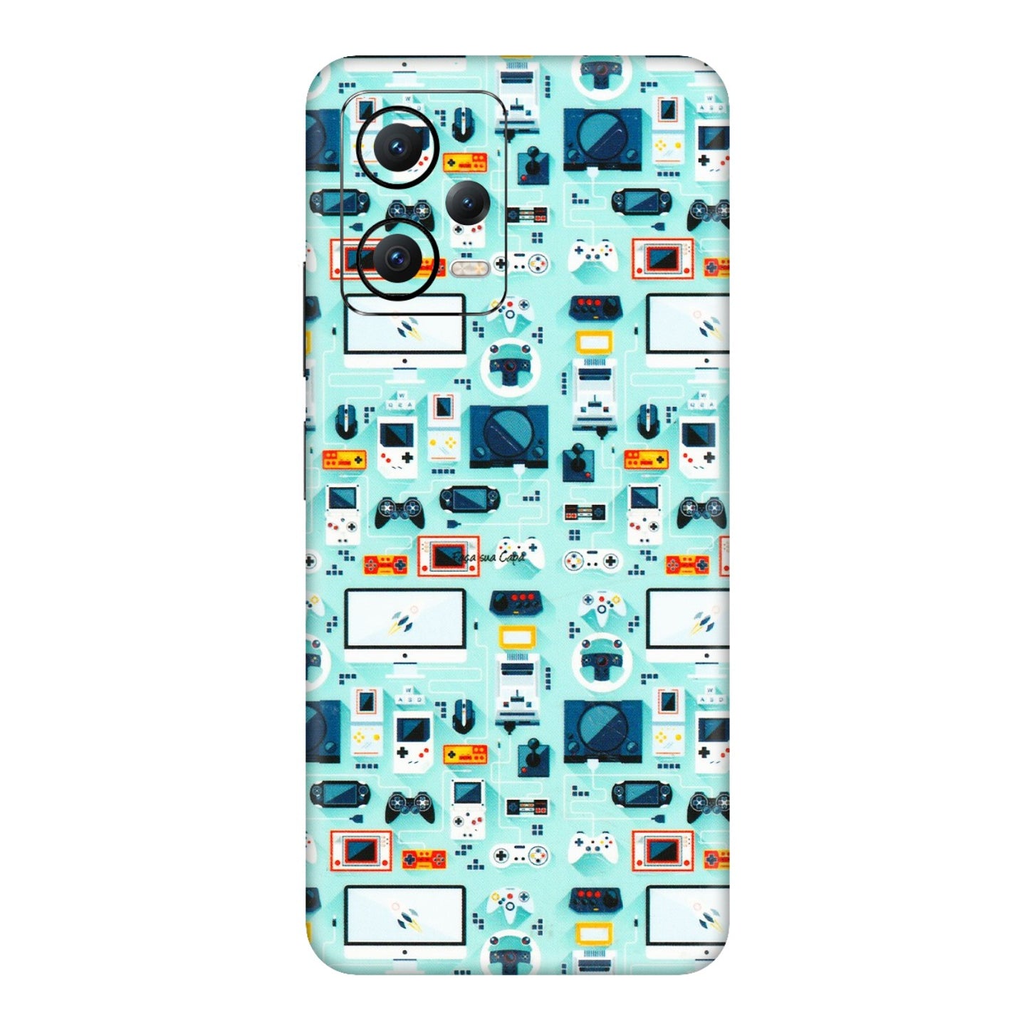 POCO Phone Skins (All Models) - Gadgets Doodle - 3D Embossed Finish (L-184) Poco X5 (5G)