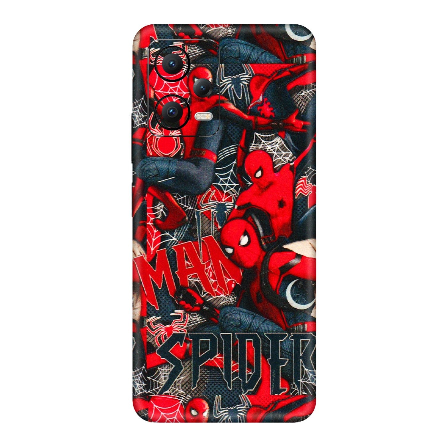 POCO Phone Skins (All Models) - SpiderMan Cool - 3D Embossed Finish (L-188) Poco X5 (5G)