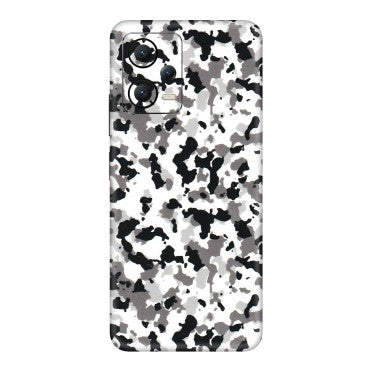 POCO Phone Skins (All Models) - White Black Camouflage - 3D Embossed Finish (L-18) Poco X5 (5G)