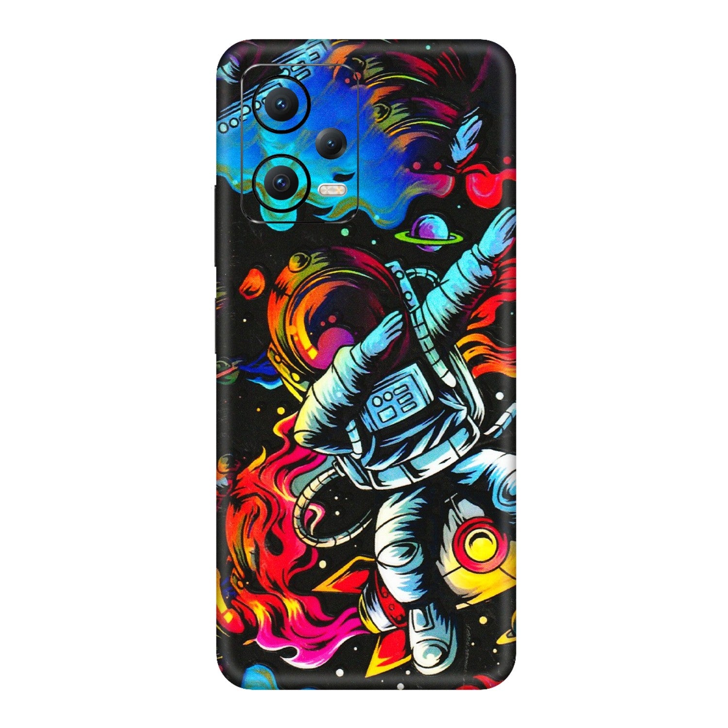 POCO Phone Skins (All Models) - Astronaut Dope - 3D Embossed Finish (L-191) Poco X5 (5G)