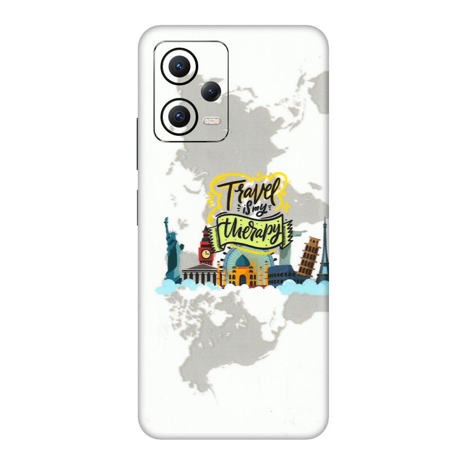 POCO Phone Skins (All Models) - Travel Therapy - 3D Embossed Finish (L-199) Poco X5 (5G)