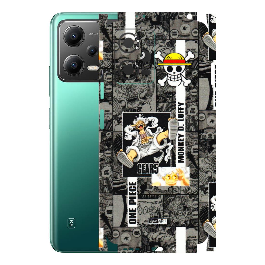 POCO Phone Skins (All Models) - Cuffy Anime MonkeyCamic - 3D Embossed Finish (L-242) Poco X5 (5G)