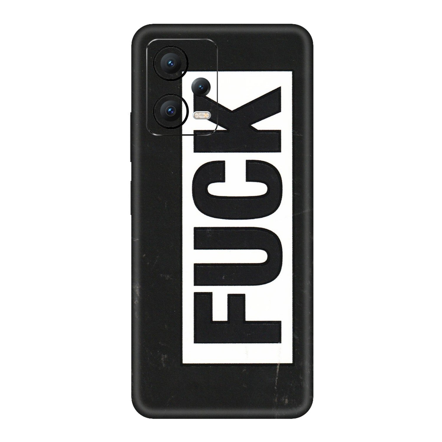 POCO Phone Skins (All Models) - The F Word - 3D Embossed Finish (L-255) Poco X5 (5G)
