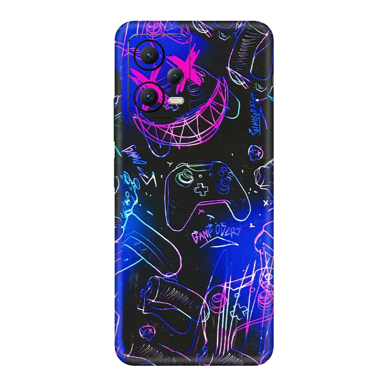 POCO Phone Skins (All Models) - Gamers Paradise - 3D Embossed Finish (L-258) Poco X5 (5G)
