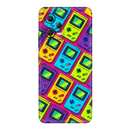 POCO Phone Skins (All Models) - Gameboy Colourful - 3D Embossed Finish (L-266) Poco X5 (5G)