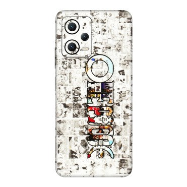 POCO Phone Skins (All Models) - One Piece Manga - 3D Embossed Finish (L-26) Poco X5 (5G)