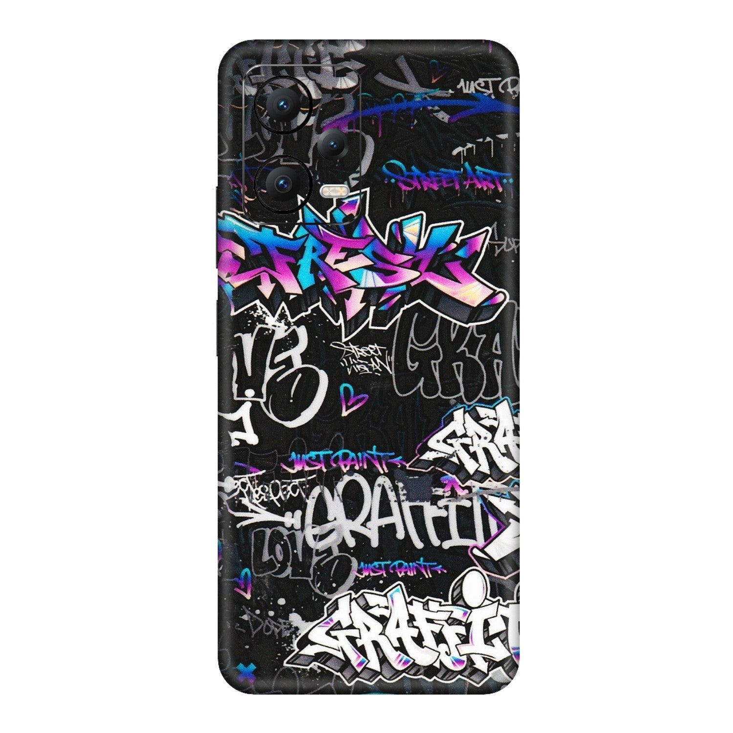 POCO Phone Skins (All Models) - Graffiti Killer - 3D Embossed Finish (L-274) Poco X5 (5G)