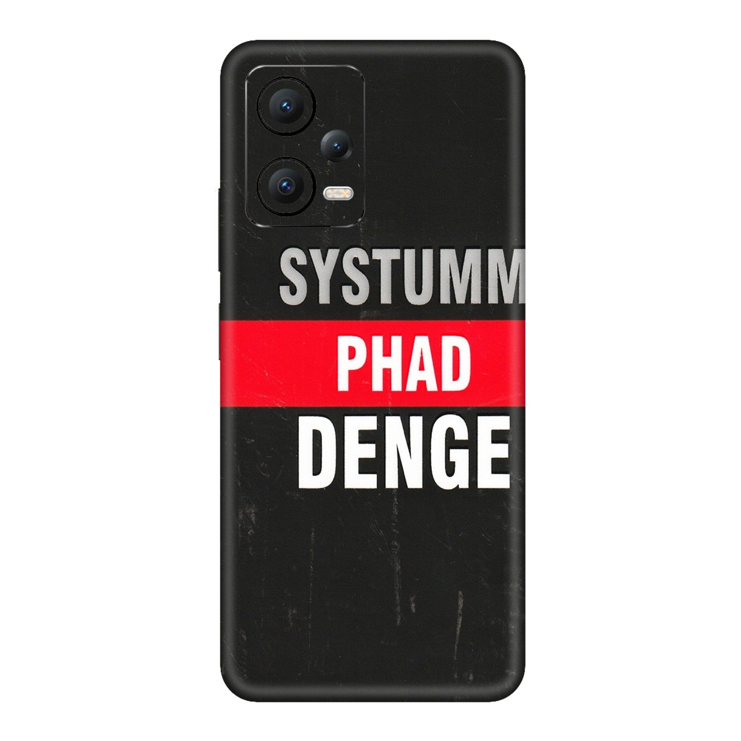 POCO Phone Skins (All Models) - Systumm Phad Denge - 3D Embossed Finish (L-278) Poco X5 (5G)