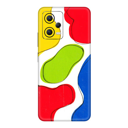 POCO Phone Skins (All Models) - RGB Colour Paint - 3D Embossed Finish (L-284) Poco X5 (5G)