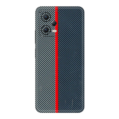 POCO Phone Skins (All Models) - Blue Sober Lines - 3D Embossed Finish (L-305) Poco X5 (5G)