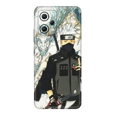 POCO Phone Skins (All Models) - Kakashi Hatake Naruto Anime - 3D Embossed Finish (L-46) Poco X5 (5G)