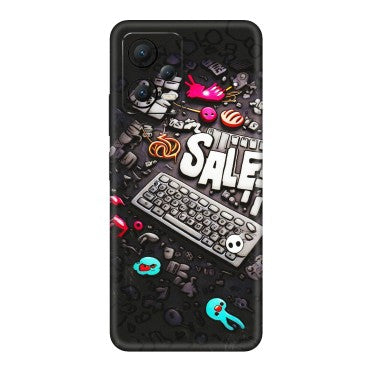 POCO Phone Skins (All Models) - Gadgets Sale - 3D Embossed Finish (L-50) Poco X5 (5G)