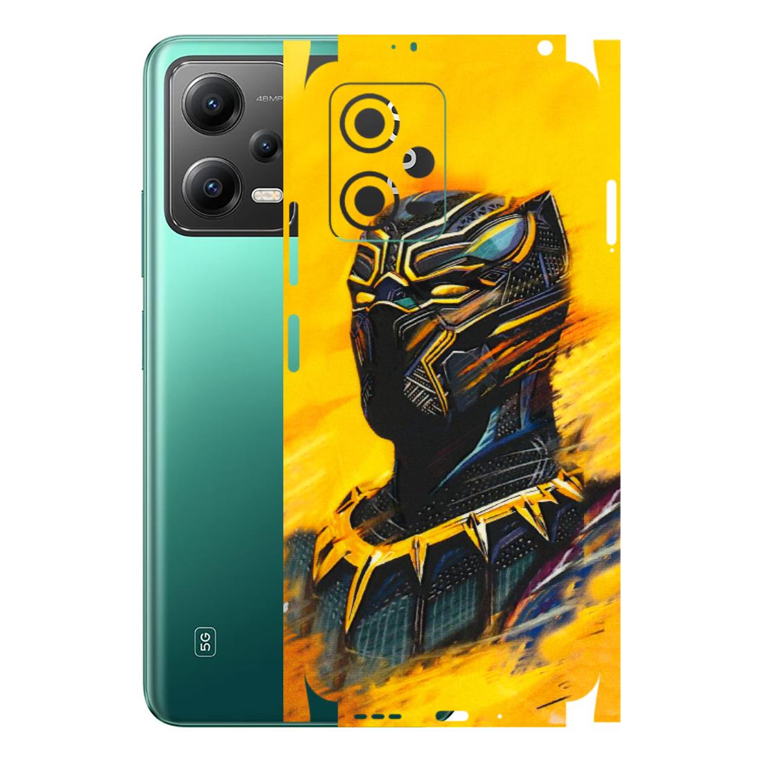 POCO Phone Skins (All Models) - Yellow Panther - 3D Embossed Finish (L-54) Poco X5 (5G)