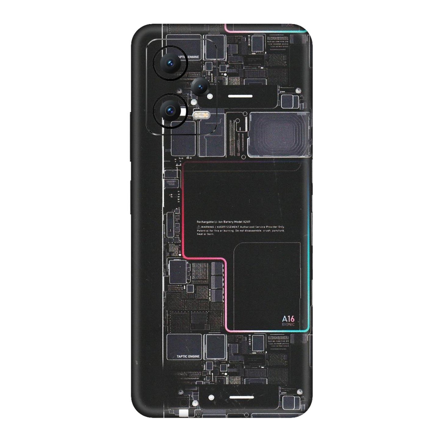 POCO Phone Skins (All Models) - Motherboard Circuit Layout - Matte Finish (M-117) Poco X5 (5G)