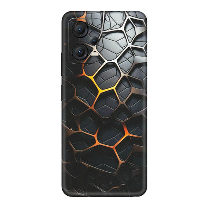 POCO Phone Skins (All Models) - New Abstract Graphite Tiles - Matte Finish (M-130) Poco X5 (5G)