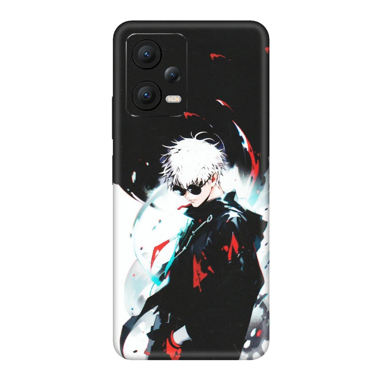 POCO Phone Skins (All Models) - Gojo Powerful Charater Kaisen Anime - Matte Finish (M-144) Poco X5 (5G)