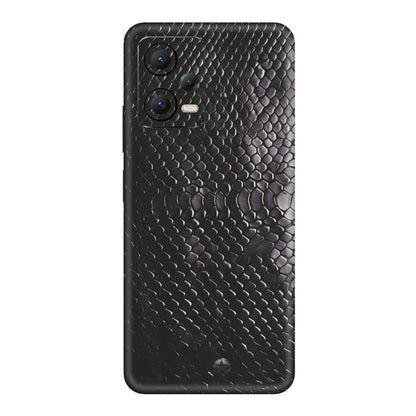 POCO Phone Skins (All Models) - Black Snack Leather - Matte Finish (M-147) Poco X5 (5G)