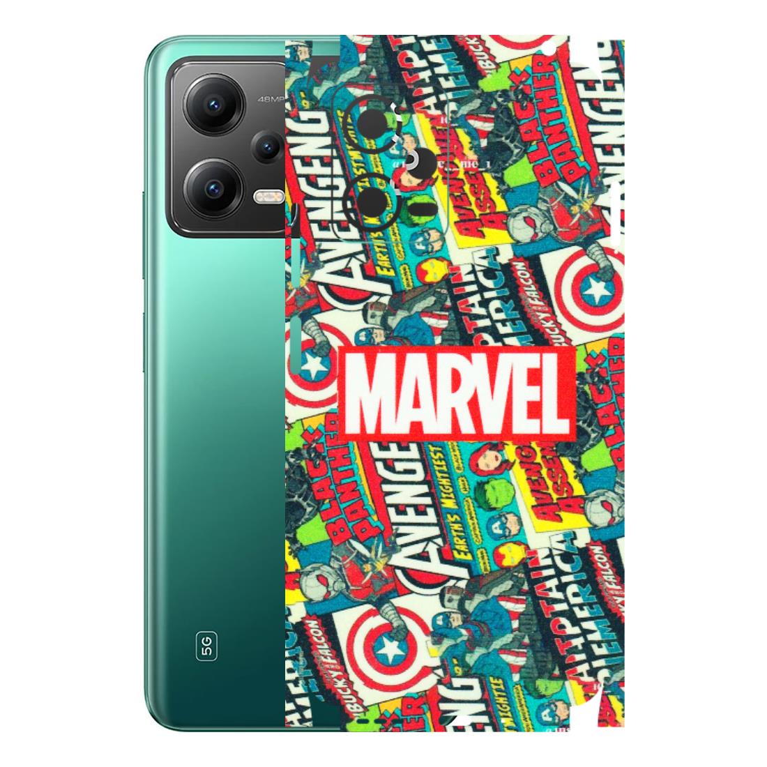 POCO Phone Skins (All Models) - Marvel Comic Lover - Matte Finish (M-30) Poco X5 (5G)