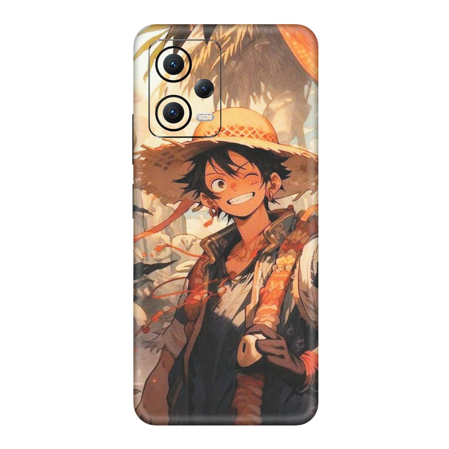 POCO Phone Skins (All Models) - Anime Character Smile - Matte Finish (M-33) Poco X5 (5G)