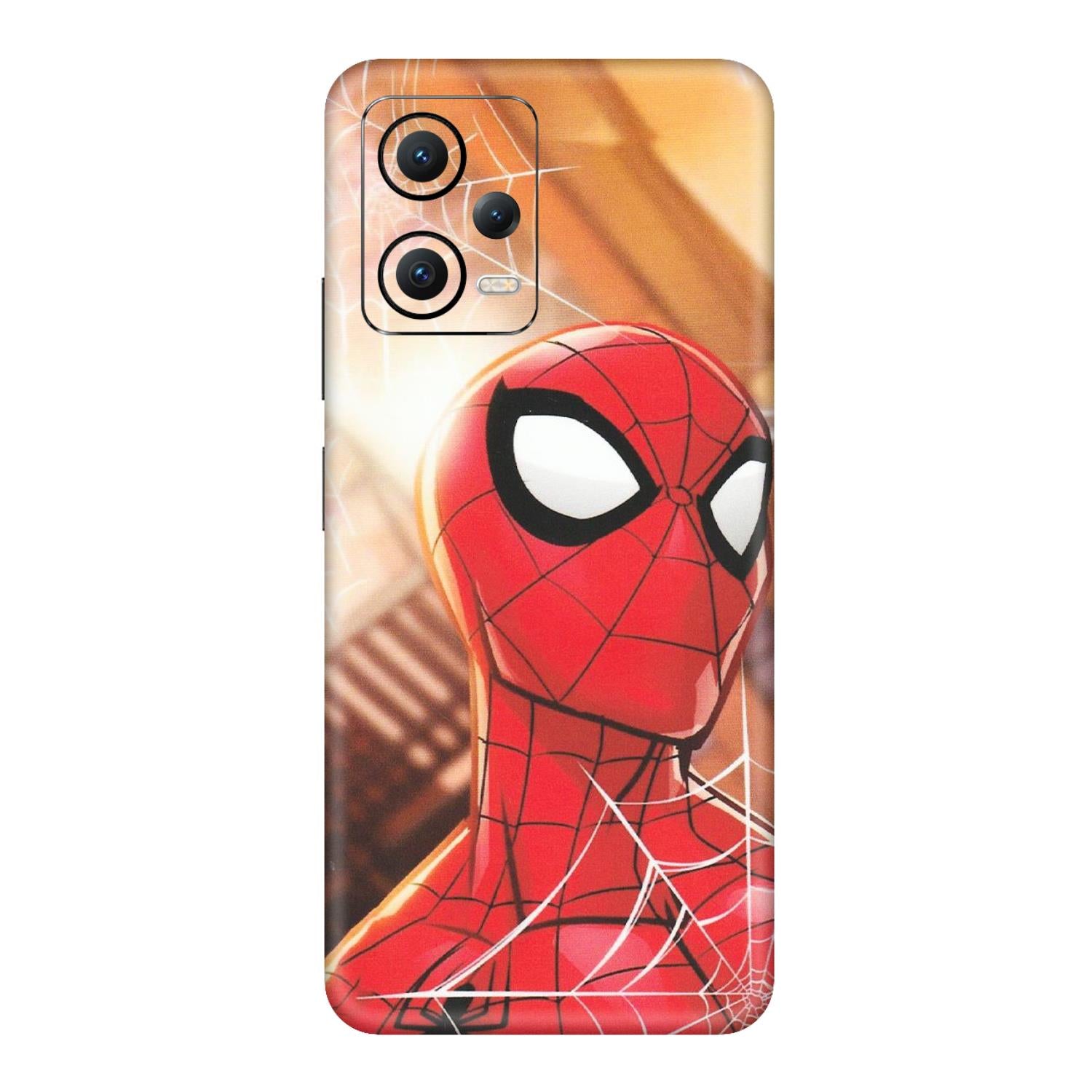 POCO Phone Skins (All Models) - Spiderman Face New - Matte Finish (M-41) Poco X5 (5G)