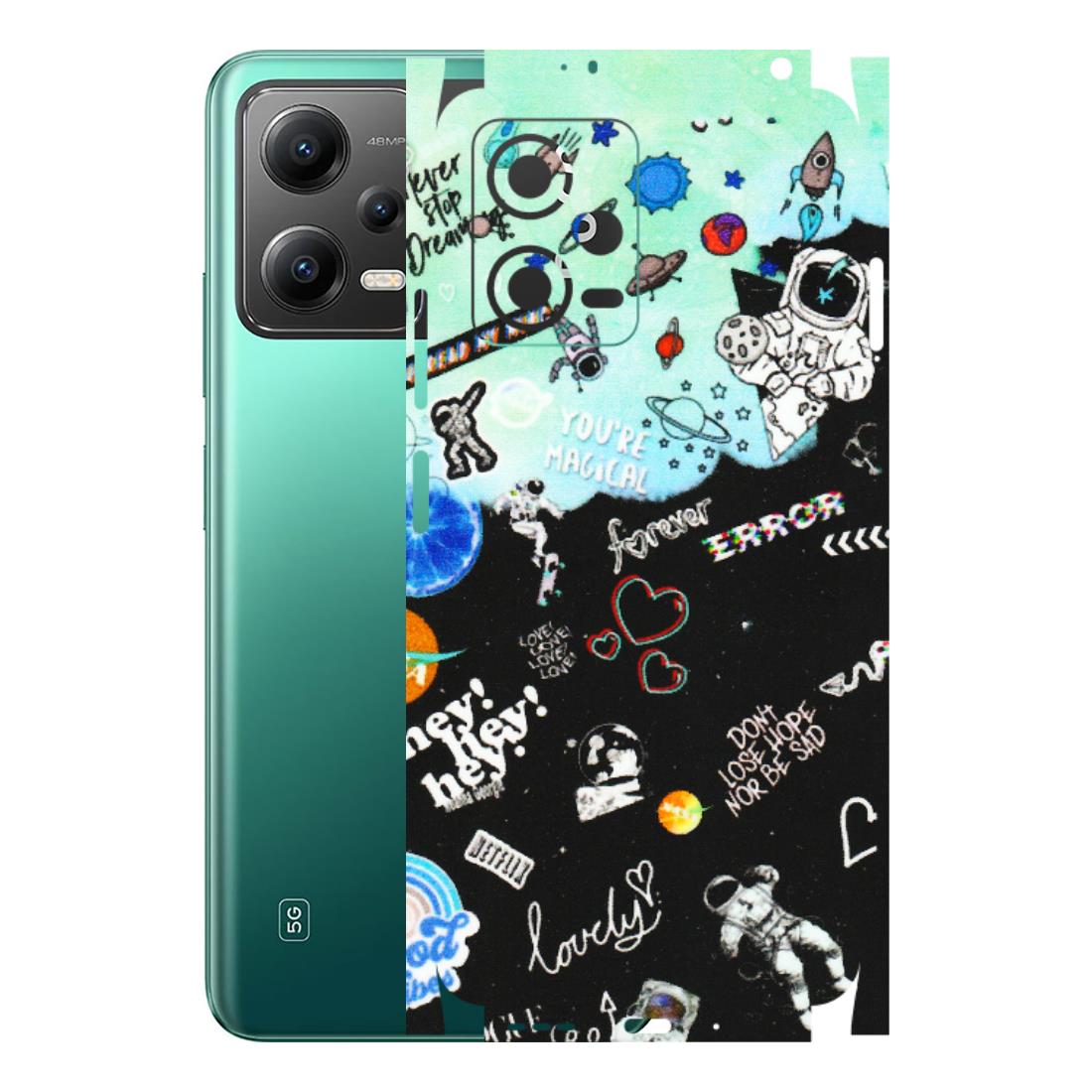 POCO Phone Skins (All Models) - Living In A Space Dream - Matte Finish (M-46) Poco X5 (5G)