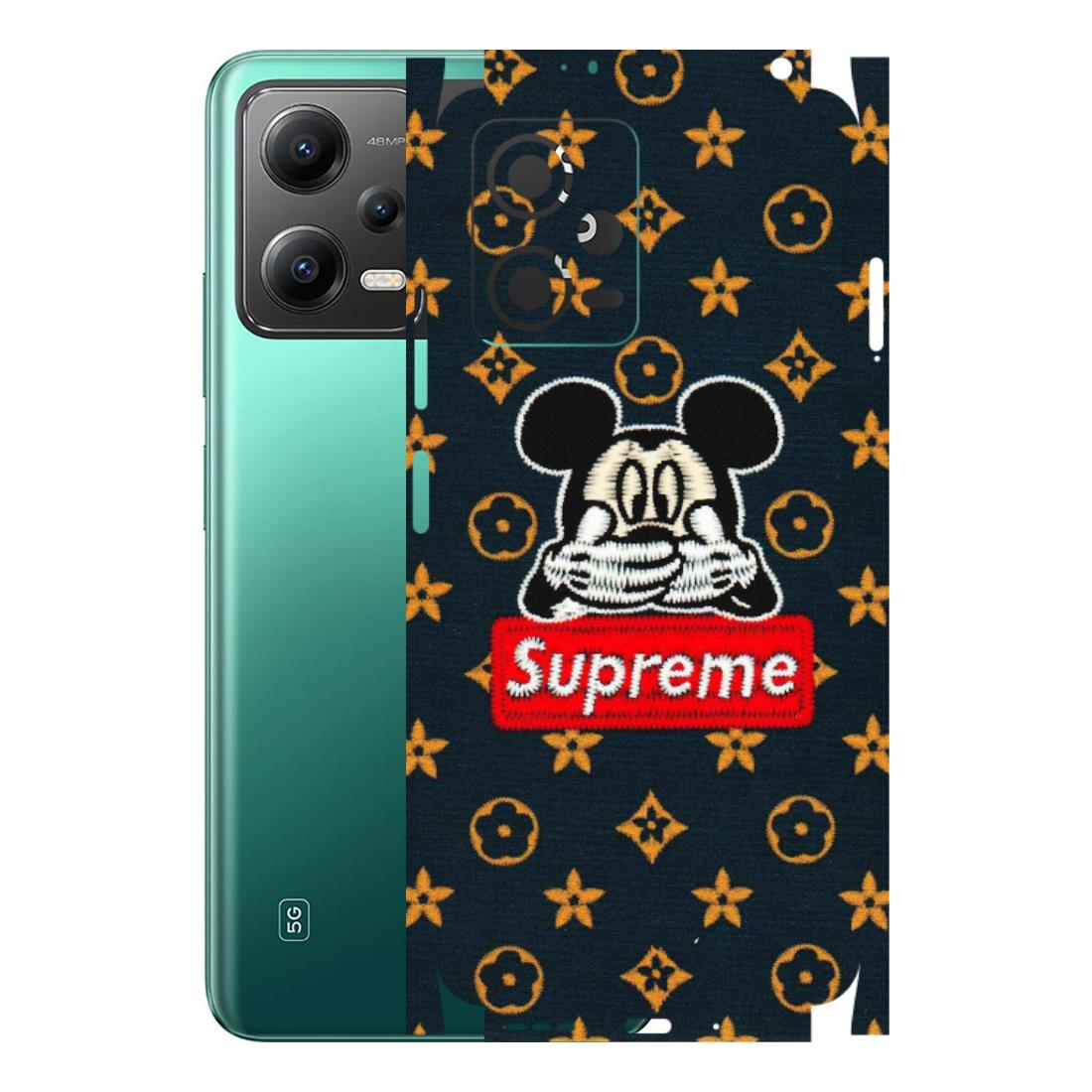 POCO Phone Skins (All Models) - Mickey Supreme - Matte Finish (M-83) Poco X5 (5G)