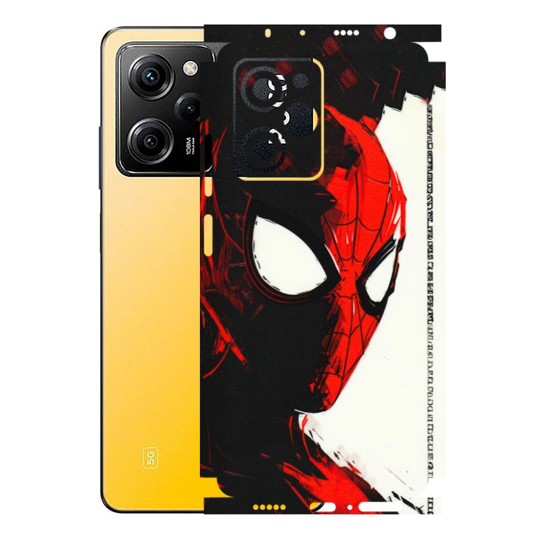 POCO Phone Skins (All Models) - Spiderman Killer Face - 3D Embossed Finish (L-17) Poco X5 PRO