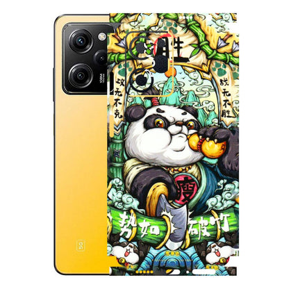 POCO Phone Skins (All Models) - Royal Rich Panda - 3D Embossed Finish (L-170) Poco X5 PRO