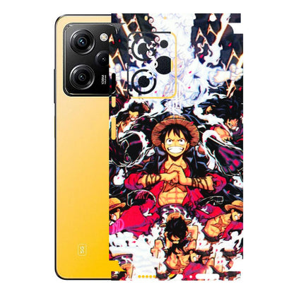 POCO Phone Skins (All Models) - Luffy Anime Character - 3D Embossed Finish (L-203) Poco X5 PRO