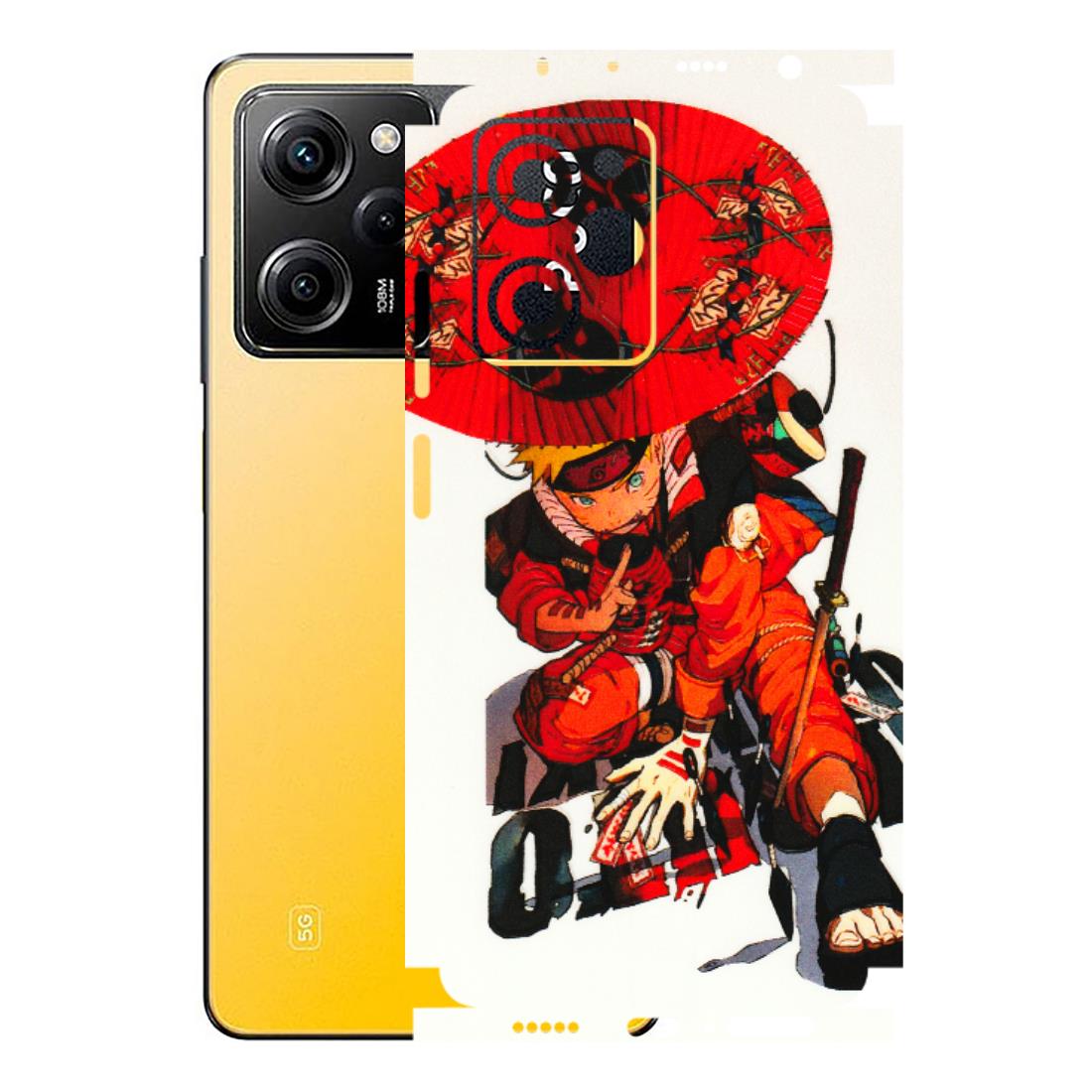 POCO Phone Skins (All Models) - Naruto - 3D Embossed Finish (L-208) Poco X5 PRO