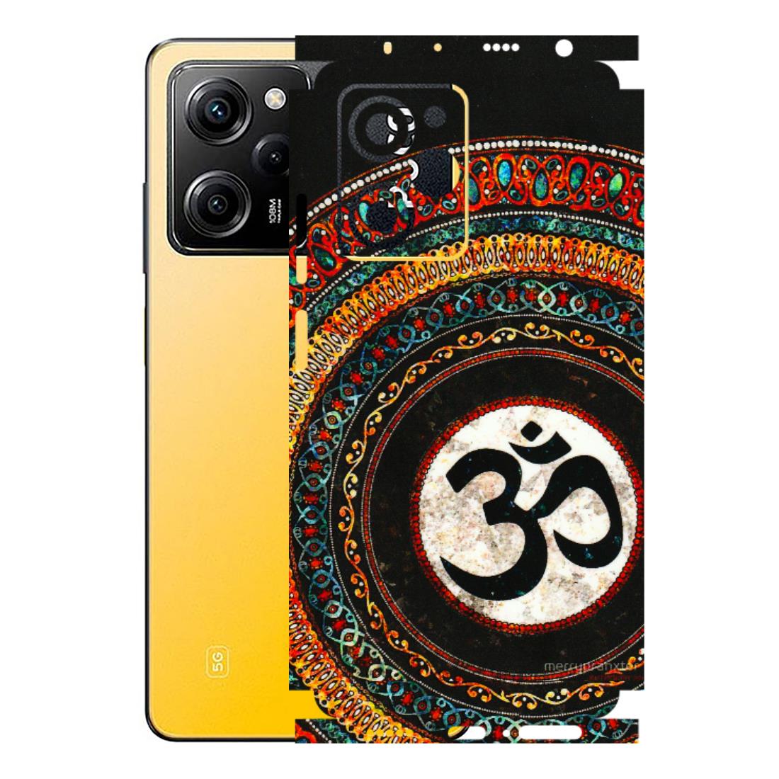 POCO Phone Skins (All Models) - Aum Chant Abstract - 3D Embossed Finish (L-42) Poco X5 PRO