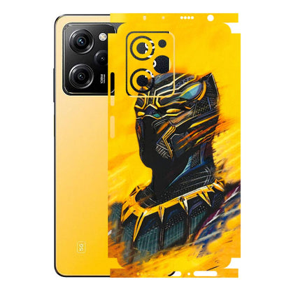 POCO Phone Skins (All Models) - Yellow Panther - 3D Embossed Finish (L-54) Poco X5 PRO