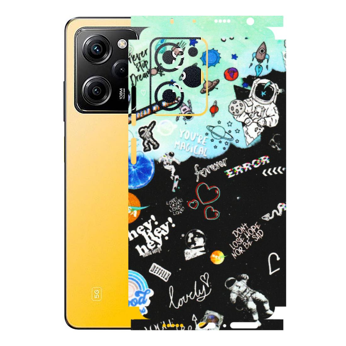 POCO Phone Skins (All Models) - Living In A Space Dream - Matte Finish (M-46) Poco X5 PRO